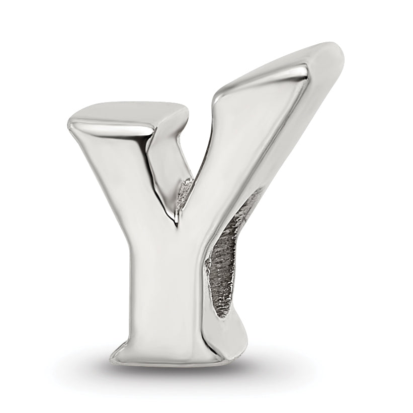 Sterling Silver Reflections Letter Y Bead Main image