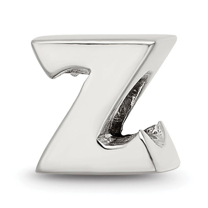 Sterling Silver Reflections Letter Z Bead Main image