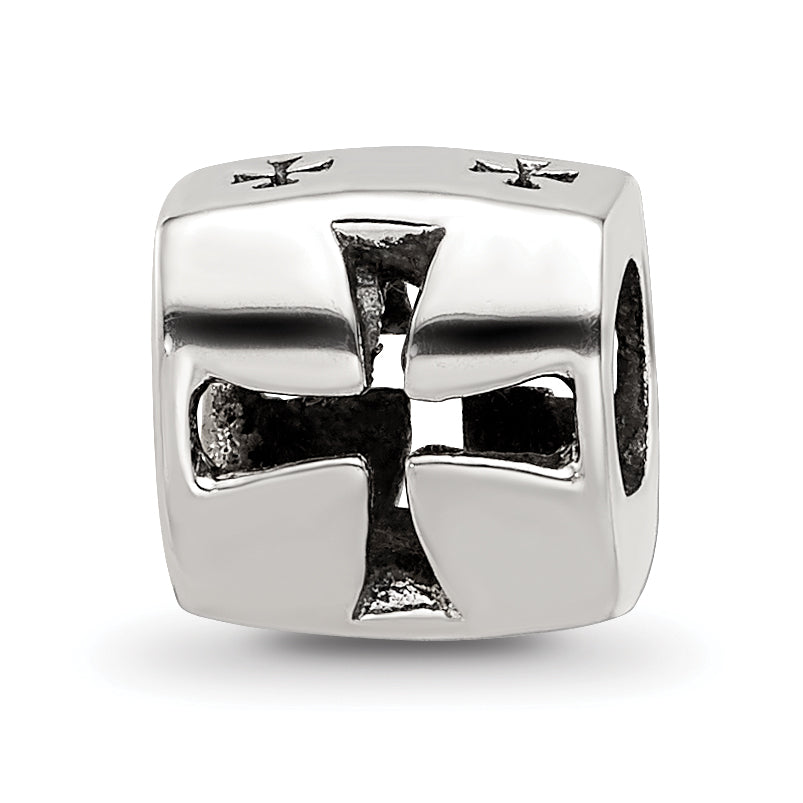Sterling Silver Reflections Maltese Cross Bead Main image