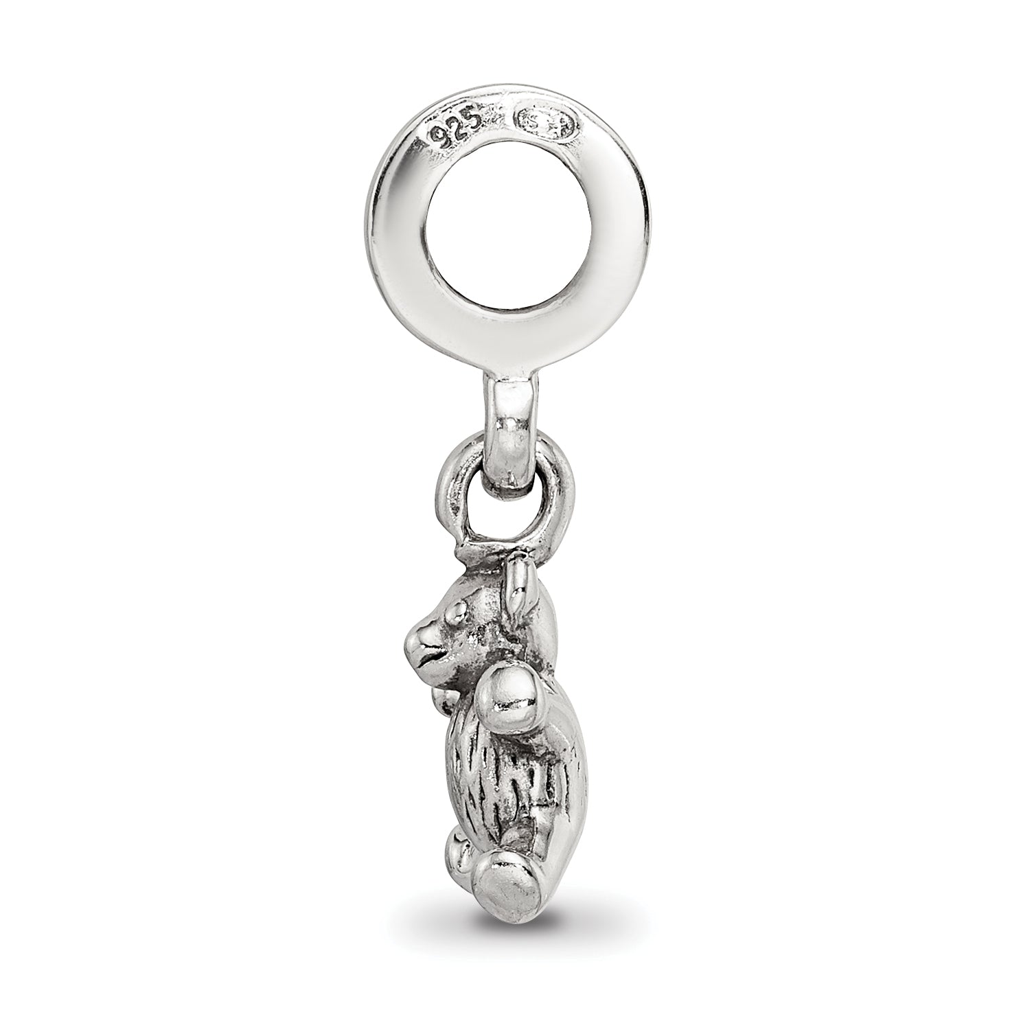 Sterling Silver Reflections Teddy Bear Dangle Bead