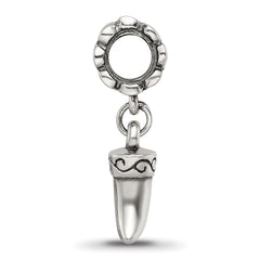 Sterling Silver Reflections Tiger Claw Dangle Bead
