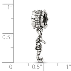 Sterling Silver Reflections Seahorse Dangle Bead