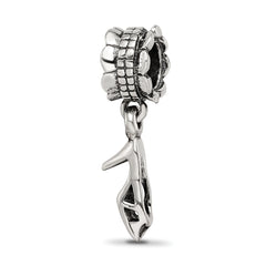 Sterling Silver Reflections High Heel Shoe Dangle Bead