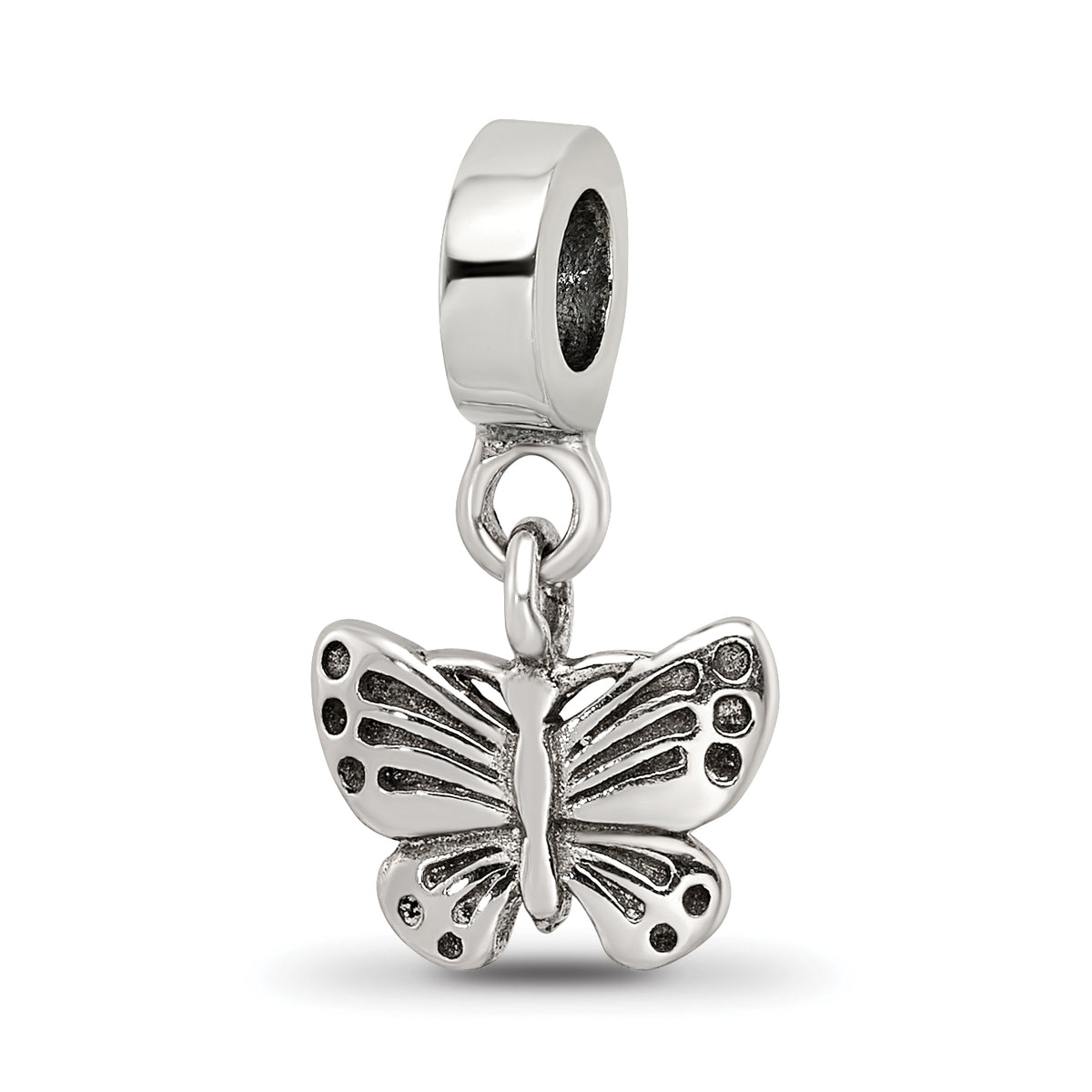 Sterling Silver Reflections Butterfly Dangle Bead