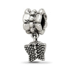 Sterling Silver Reflections Butterfly Dangle Bead