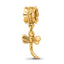 Sterling Silver Gold-plated Reflections Dragonfly Dangle Bead