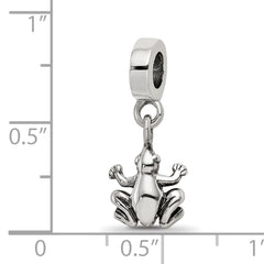 Sterling Silver Reflections Frog Dangle Bead