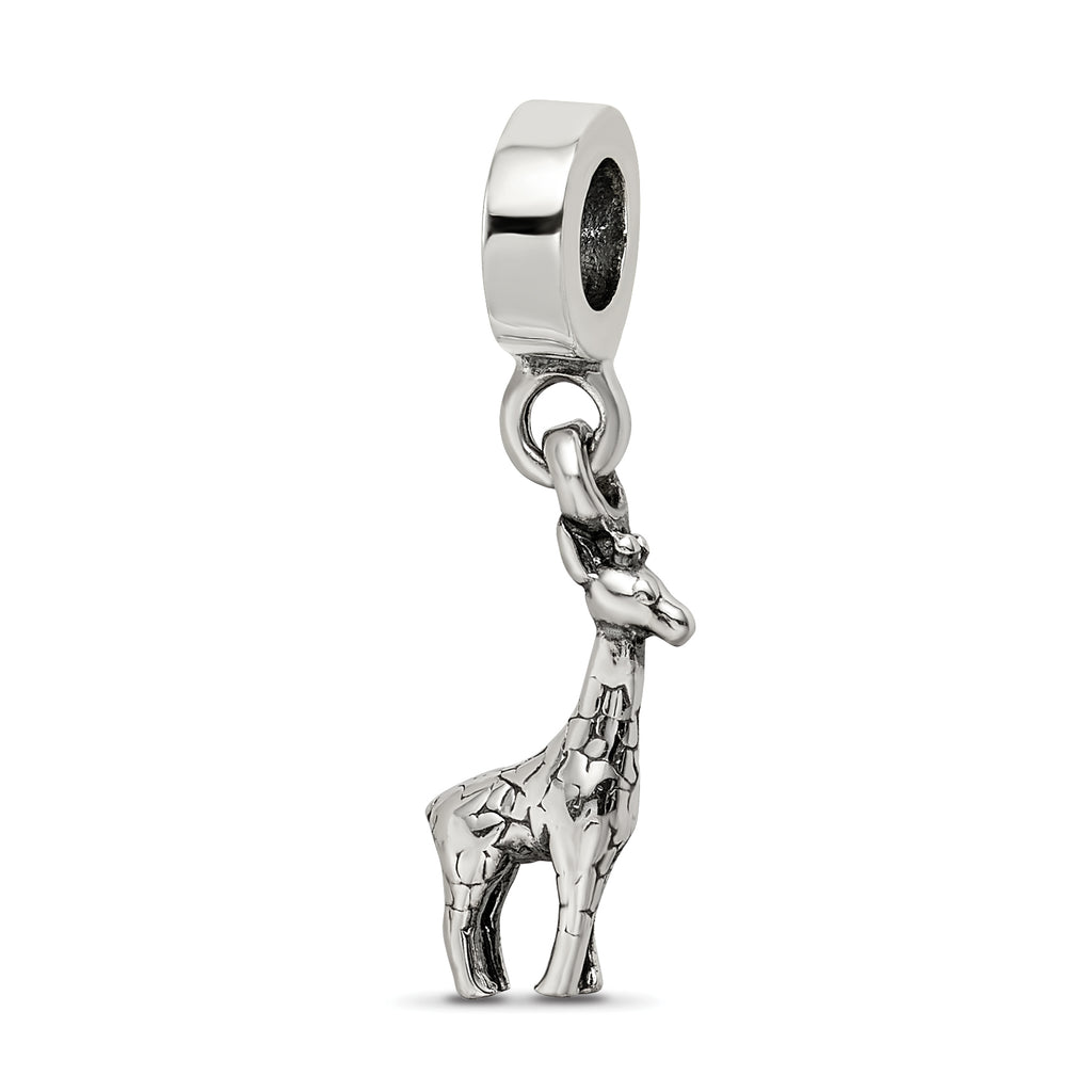 Sterling Silver Reflections Giraffe Dangle Bead