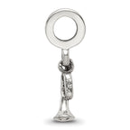 Sterling Silver Reflections Trumpet Dangle Bead