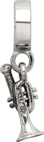 Sterling Silver Reflections Trumpet Dangle Bead