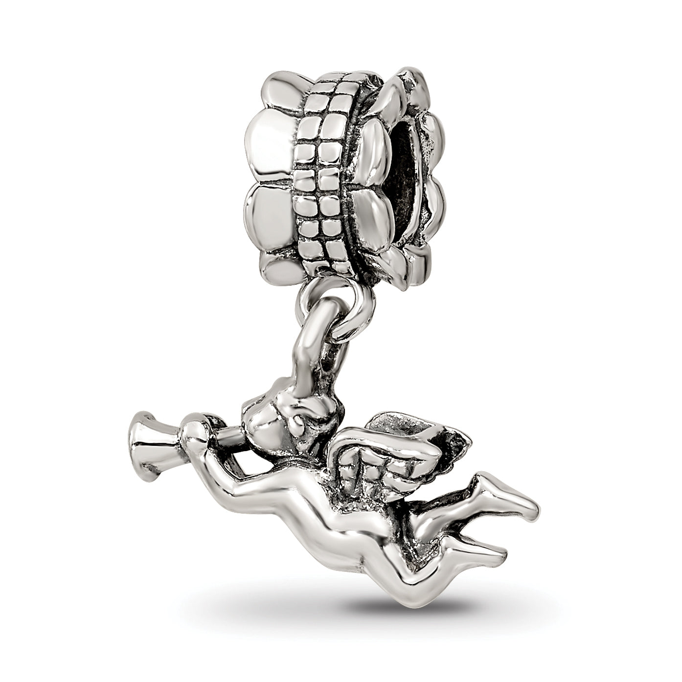Sterling Silver Reflections Angel Dangle Bead Main image