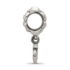 Sterling Silver 925 Anchor Dangle Bead with Antiqued Finish Solid Charm