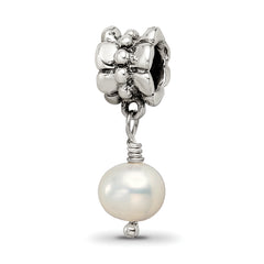 Sterling Silver Reflections FW Cultured Pearl Dangle Bead
