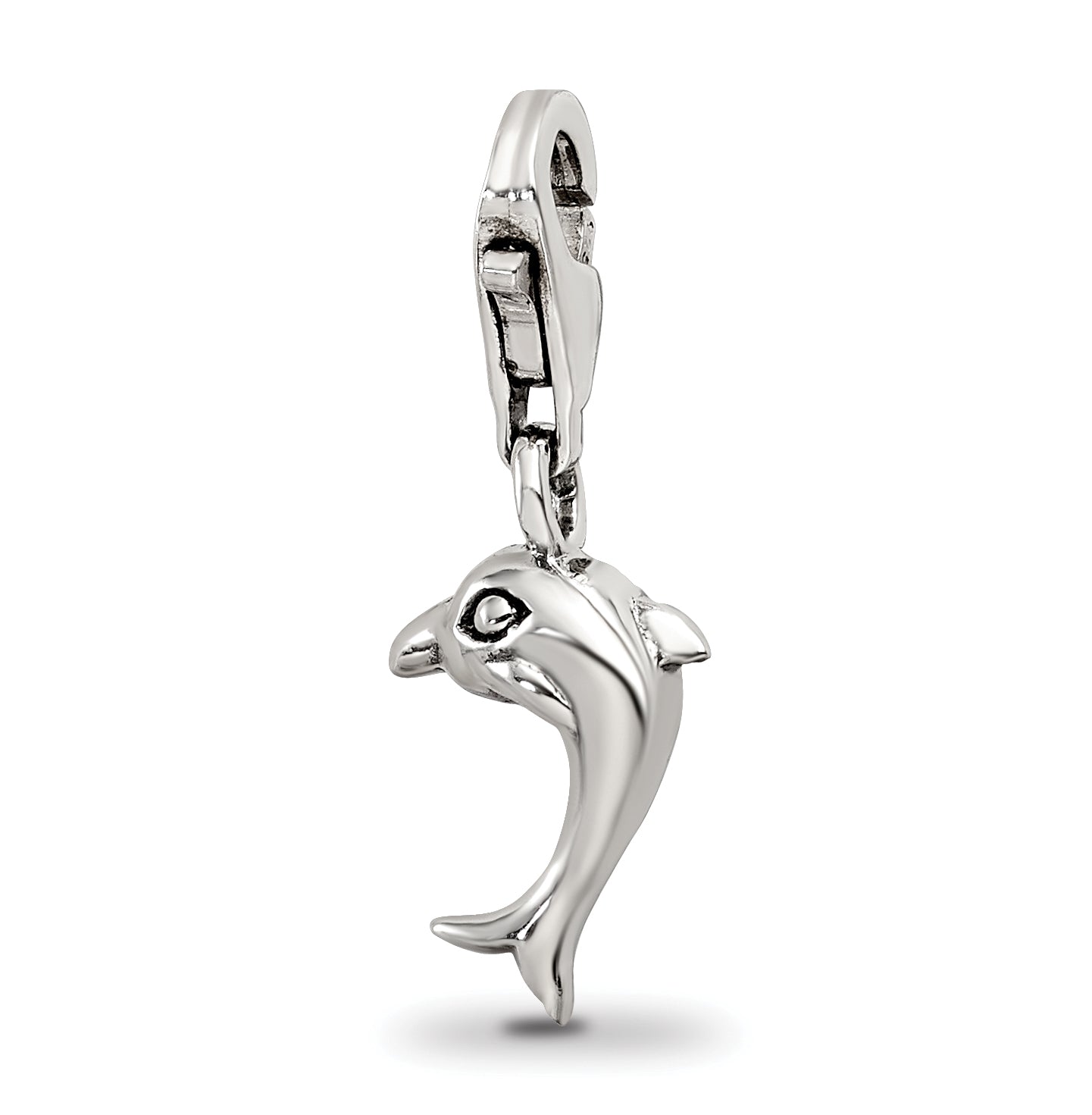 Sterling Silver Reflections Dolphin Click-on for Bead Main image
