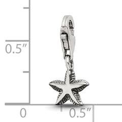 Sterling Silver Reflections Starfish Click-on for Bead