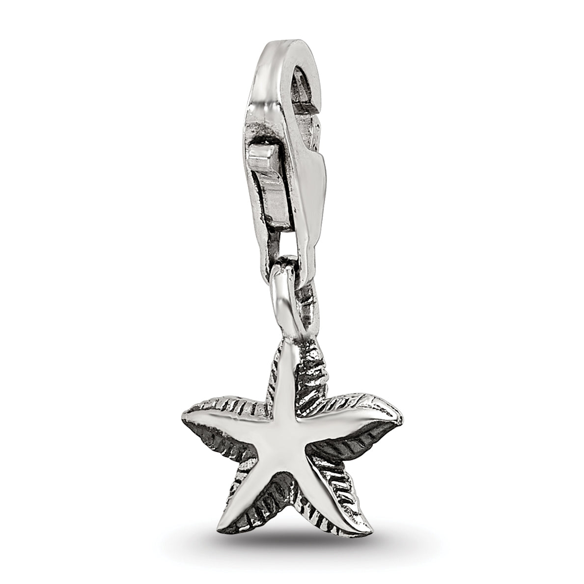 Sterling Silver Reflections Starfish Click-on for Bead Main image