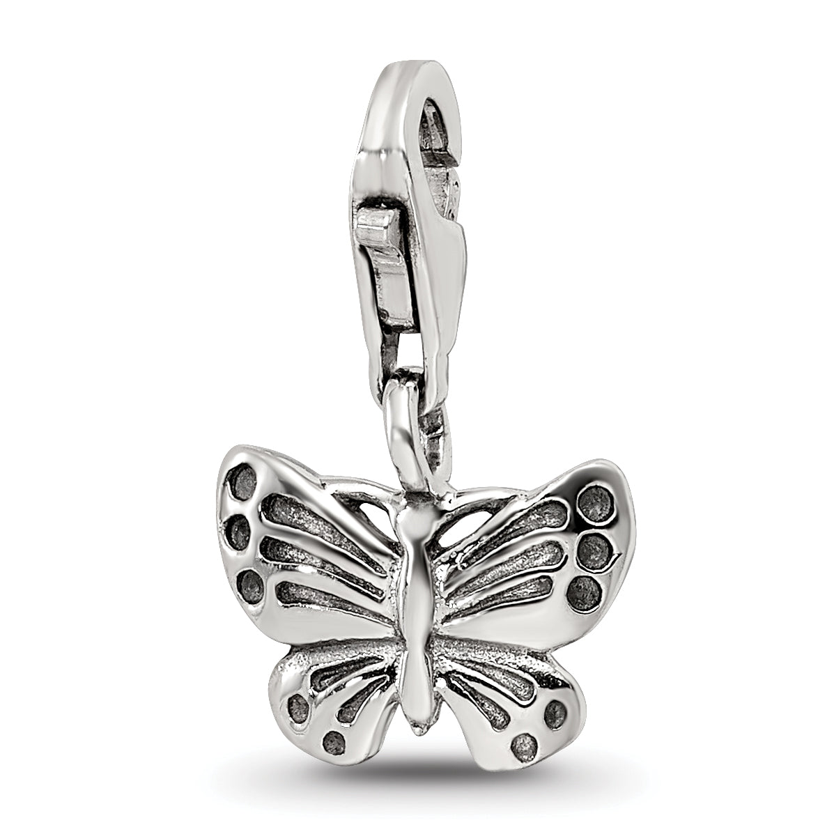 Sterling Silver Reflections Butterfly Click-on for Bead Main image