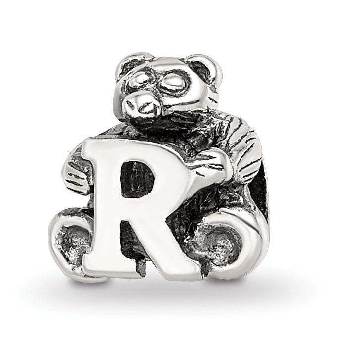 Sterling Silver Reflections Kids Letter R Bead Main image
