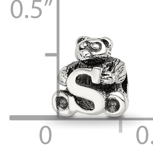 Sterling Silver 925 Kids Bead with Antiqued Polished FinishSophia
