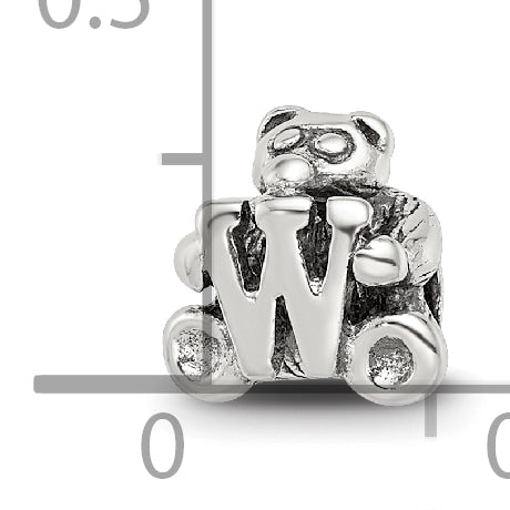 Sterling Silver 925 Kids Bead with Polished Antiqued Finish Solid