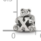 Sterling Silver 925 Kids Bead with Antique Polished Finish Elegant Charm