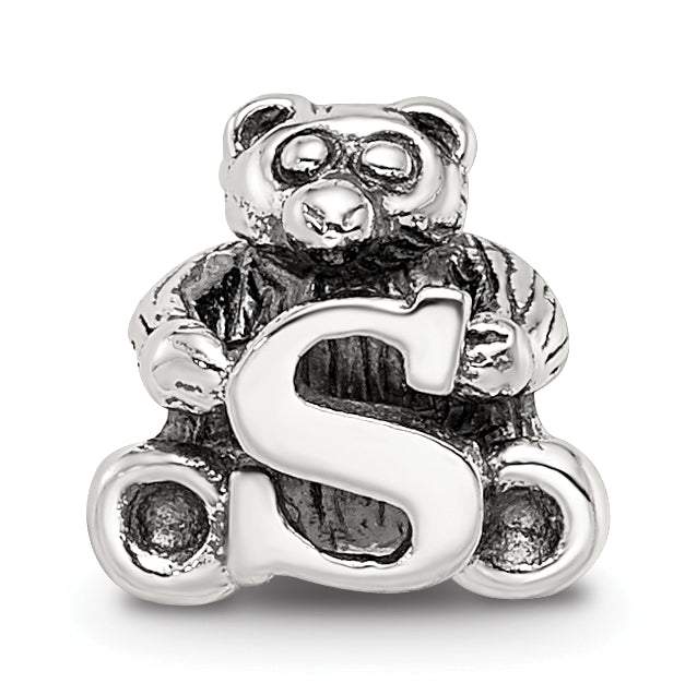 Sterling Silver 925 Kids Bead with Antiqued Polished FinishSophia