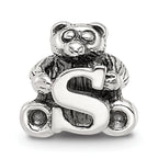 Sterling Silver 925 Kids Bead with Antiqued Polished FinishSophia