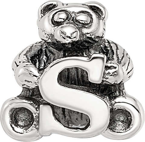 Sterling Silver 925 Kids Bead with Antiqued Polished FinishSophia