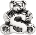 Sterling Silver 925 Kids Bead with Antiqued Polished FinishSophia