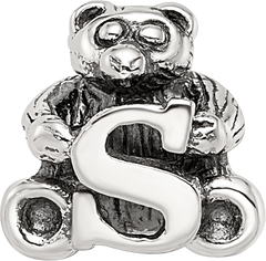 Sterling Silver 925 Kids Bead with Antiqued Polished FinishSophia