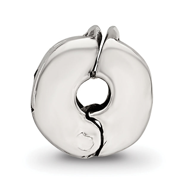 Sterling Silver 925 Heart Clip Bead with Polished Antique Finish for Kids Secondary image