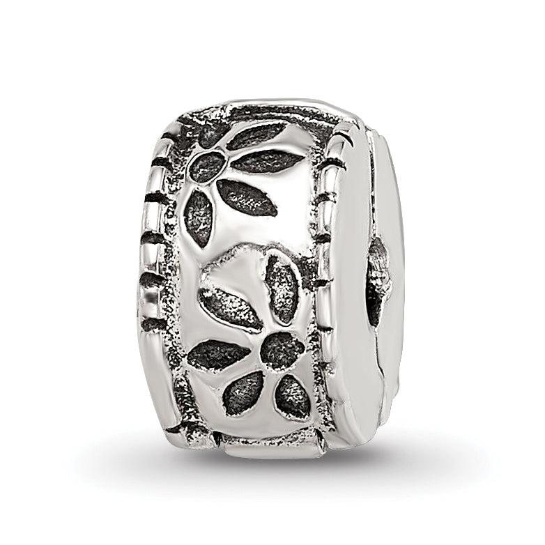 Sterling Silver Reflections Kids Floral Clip Bead Main image