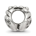Sterling Silver 925 Ladybug Bead for Kids with Antiqued Finish