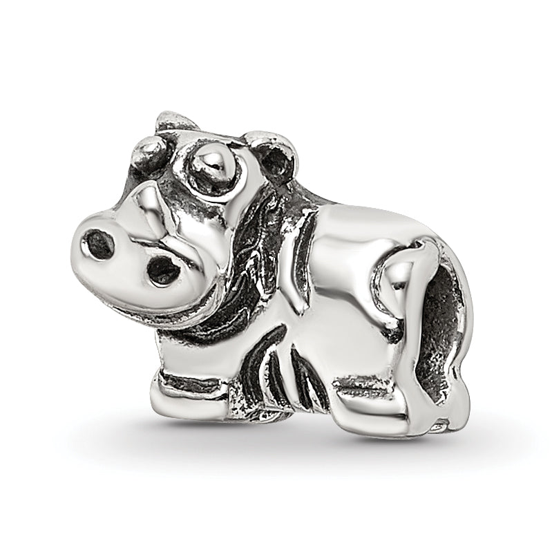 Sterling Silver Reflections Kids Rhino Bead Main image