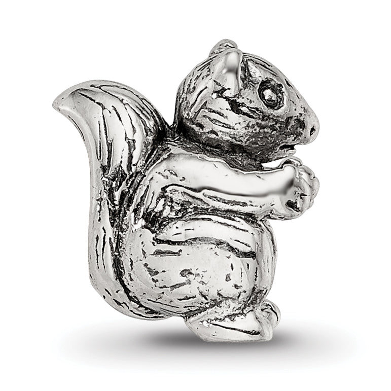 Sterling Silver Reflections Kids Squirrel Bead