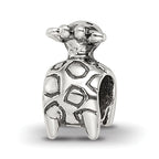 Sterling Silver 925 Kids Giraffe Bead with Antiqued Finish