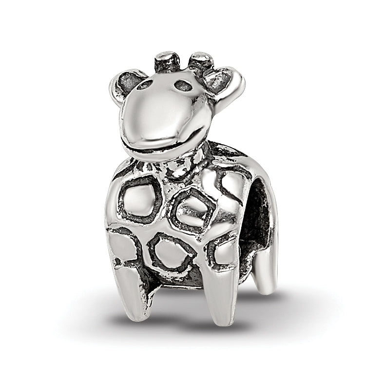 Sterling Silver Reflections Kids Giraffe Bead Main image