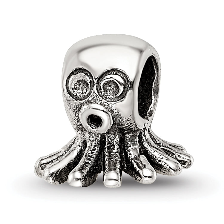 Sterling Silver Reflections Kids Octopus Bead Main image