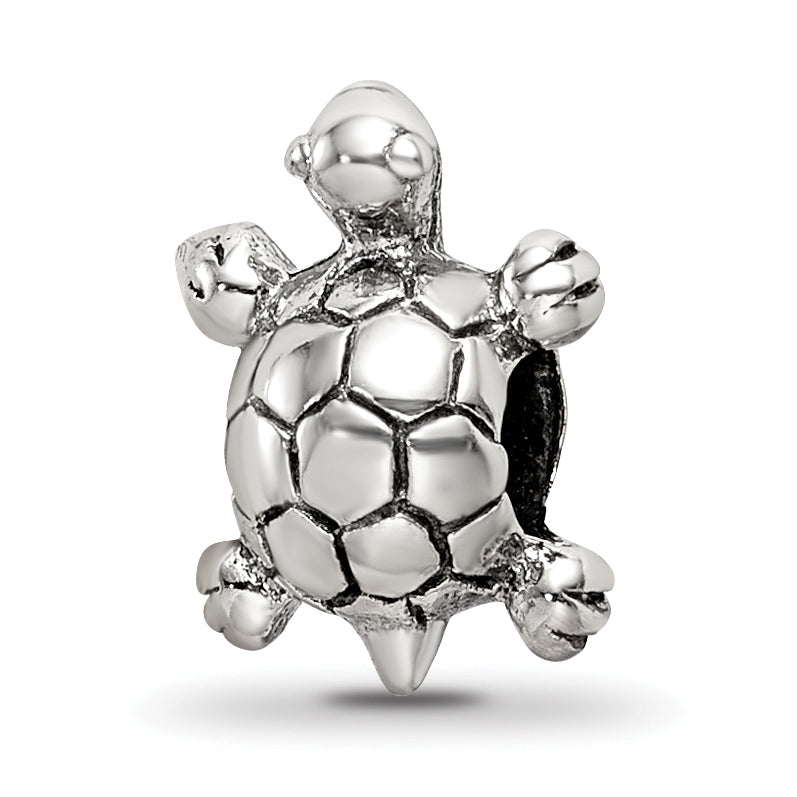 Sterling Silver Reflections Kids Turtle Bead Main image