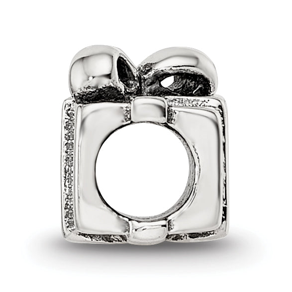 Sterling Silver 925 Kids Bead with Antiqued Finish Gift Ready Secondary image