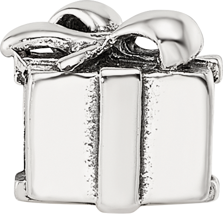 Sterling Silver 925 Kids Bead with Antiqued Finish Gift Ready