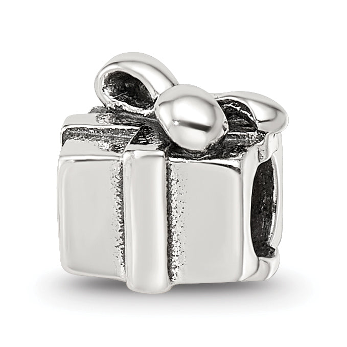 Sterling Silver 925 Kids Bead with Antiqued Finish Gift Ready