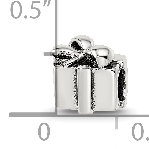 Sterling Silver 925 Kids Bead with Antiqued Finish Gift Ready