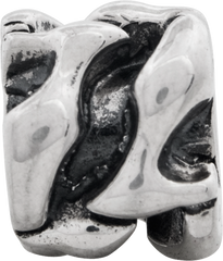 Sterling Silver 925 Kids High Heel Bead with Antiqued Finish, Solid Quality