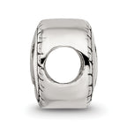 Sterling Silver 925 Smiley Face Kids Bead with Antiqued Finish