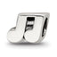 Sterling Silver Reflections Kids Music Notes Bead