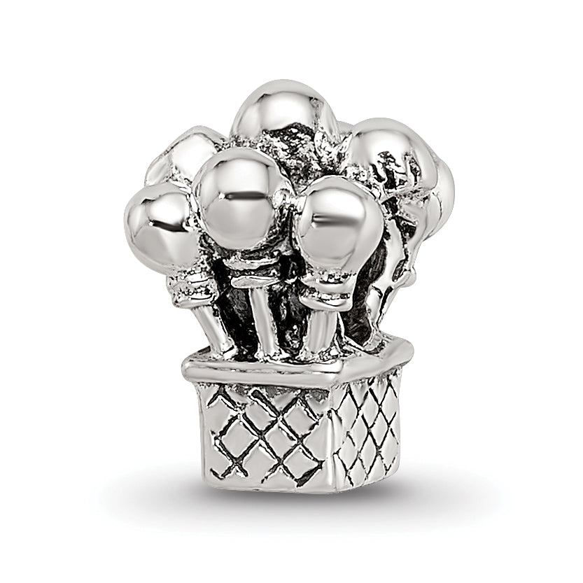 Sterling Silver Reflections Kids Balloons Bead Main image