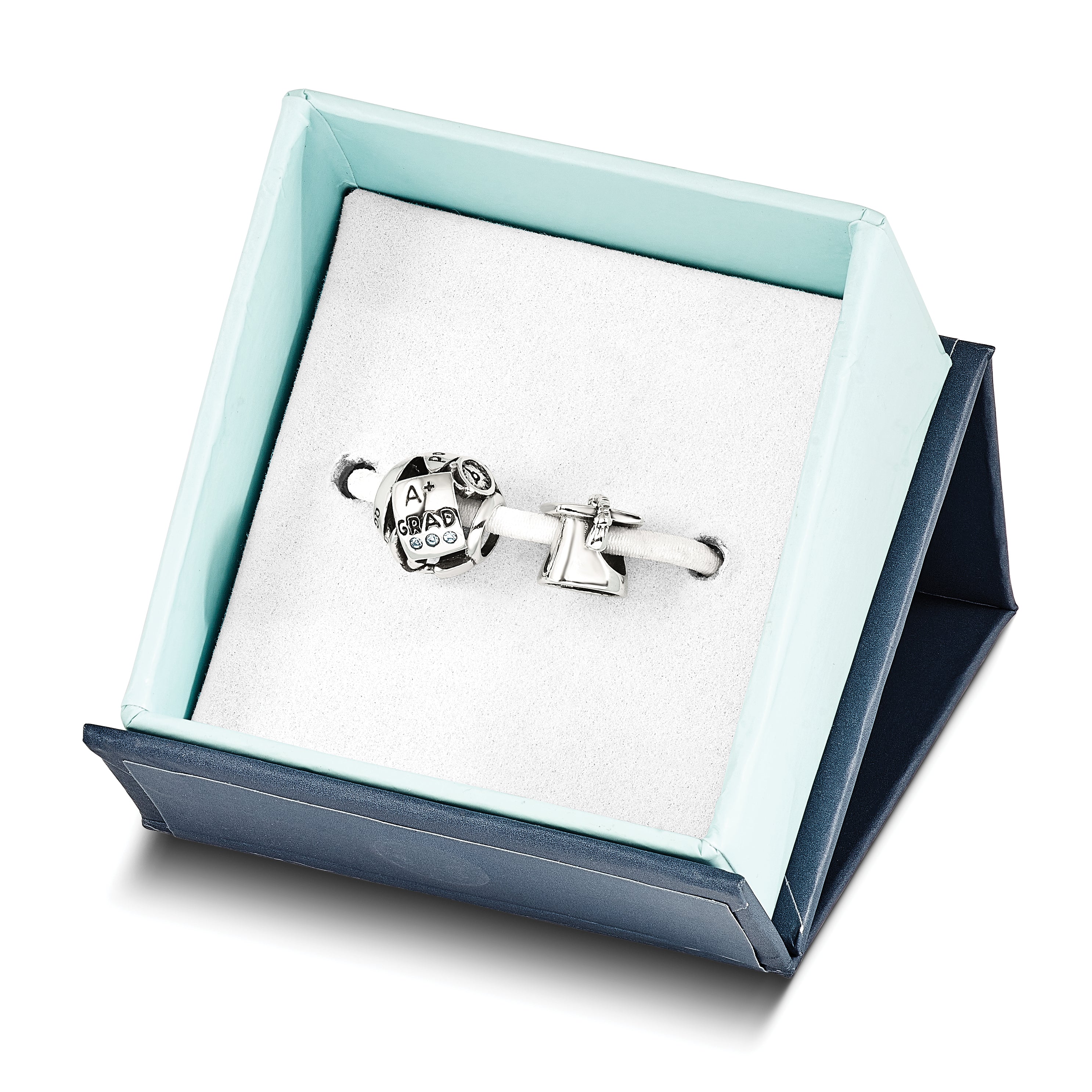 Sterling Silver Reflections Graduation Boxed Bead Set