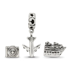 Sterling Silver Reflections Travel Bug Boxed Bead Set