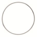 Sterling Silver 925 Stackable Brown Enamel Bangle with Polished Finish